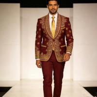 Embroidered Chevron Shawl Embroidered Chevron Shawl